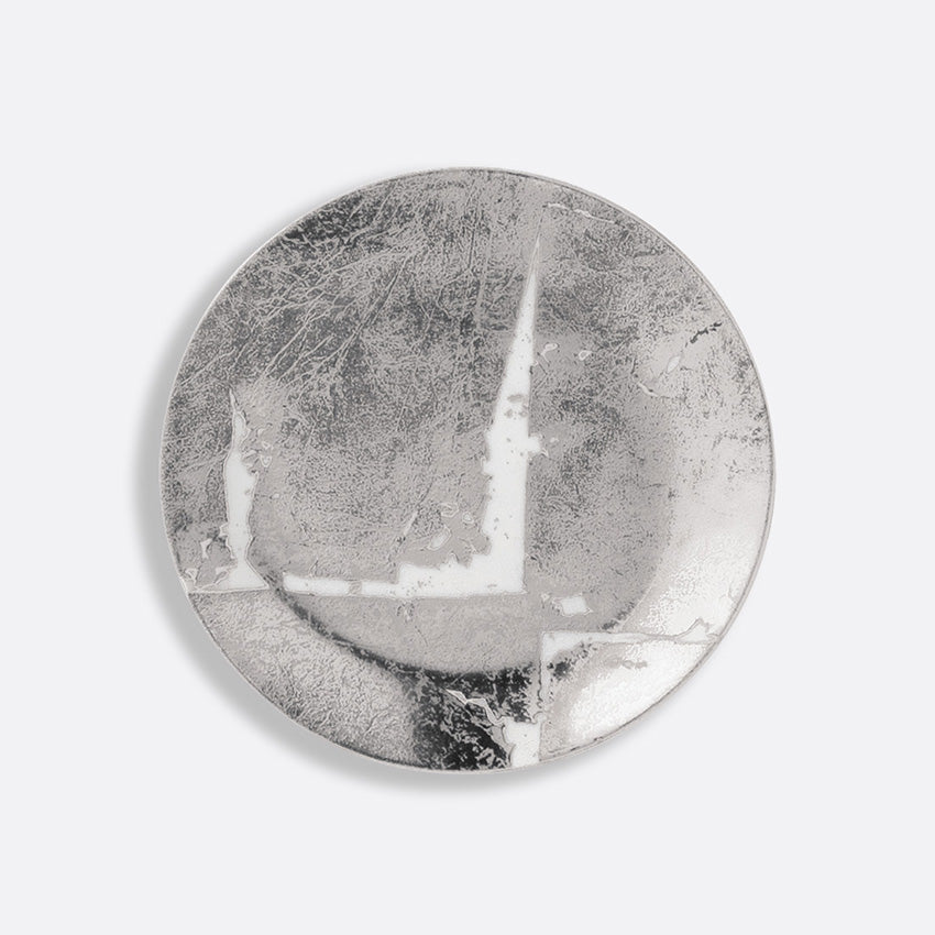 Bernardaud | Gold/Silver Leaf Plate