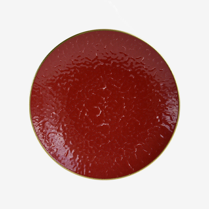 Bernardaud | Assiette Rouge Empereur