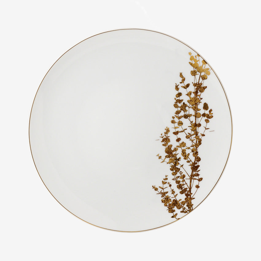 Bernardaud | Vegetal Or Coupe Plate