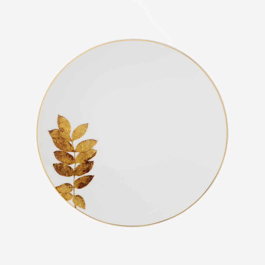 Bernardaud | Vegetal Or Coupe Plate