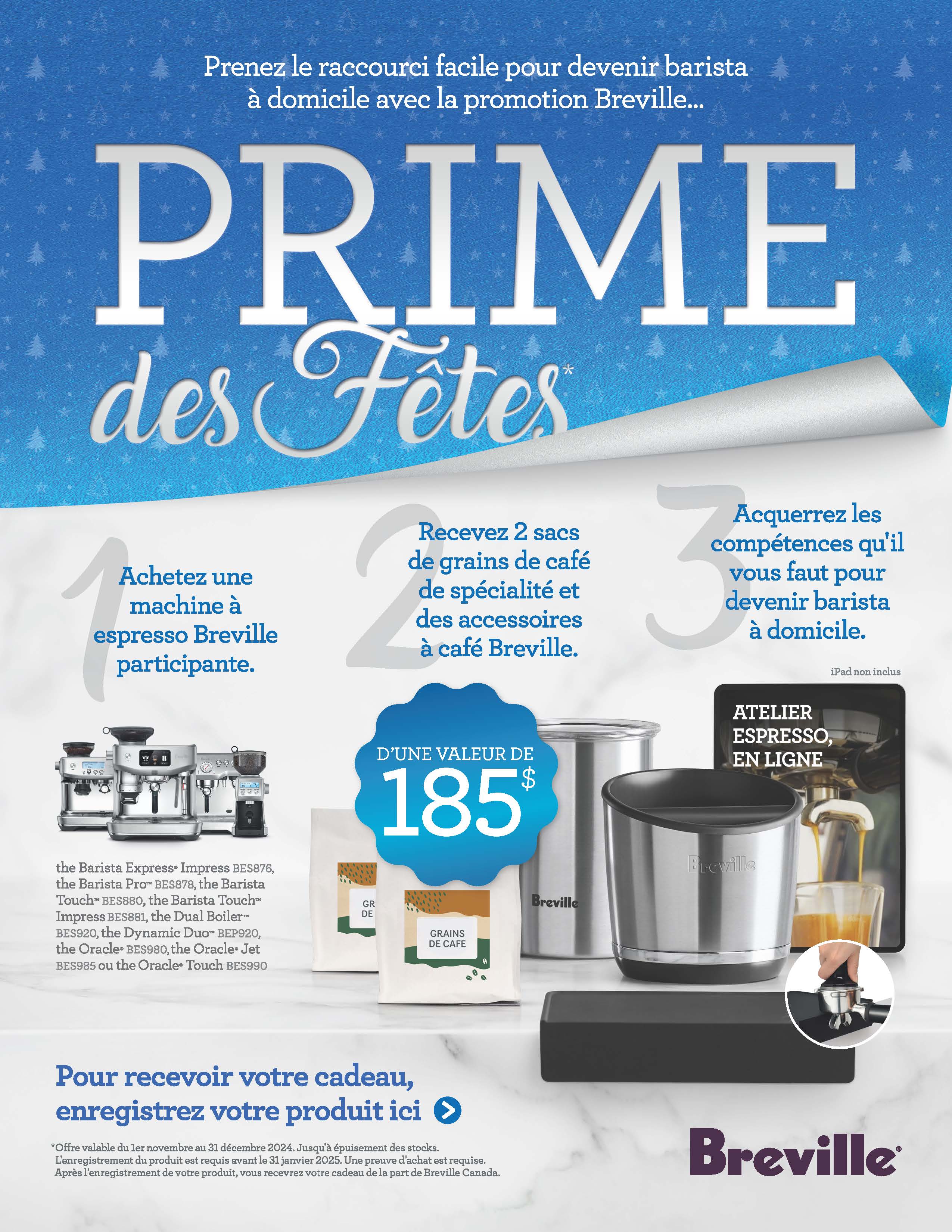 Breville | La Machine à Espresso Barista Pro™