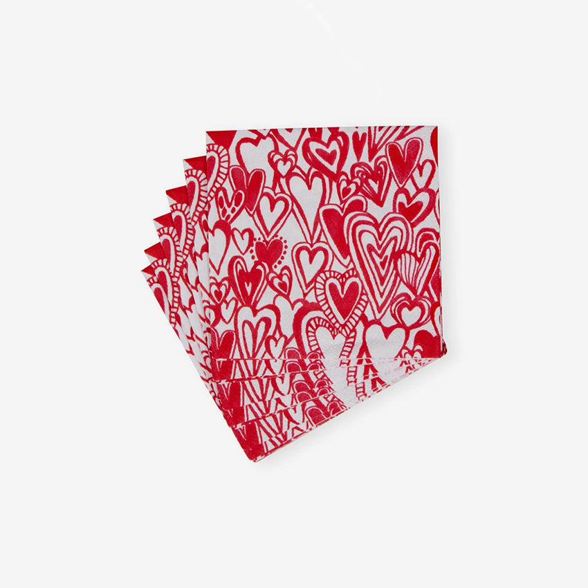 Caspari | Groovy Love Napkin