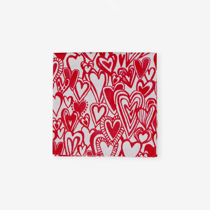 Caspari | Groovy Love Napkin