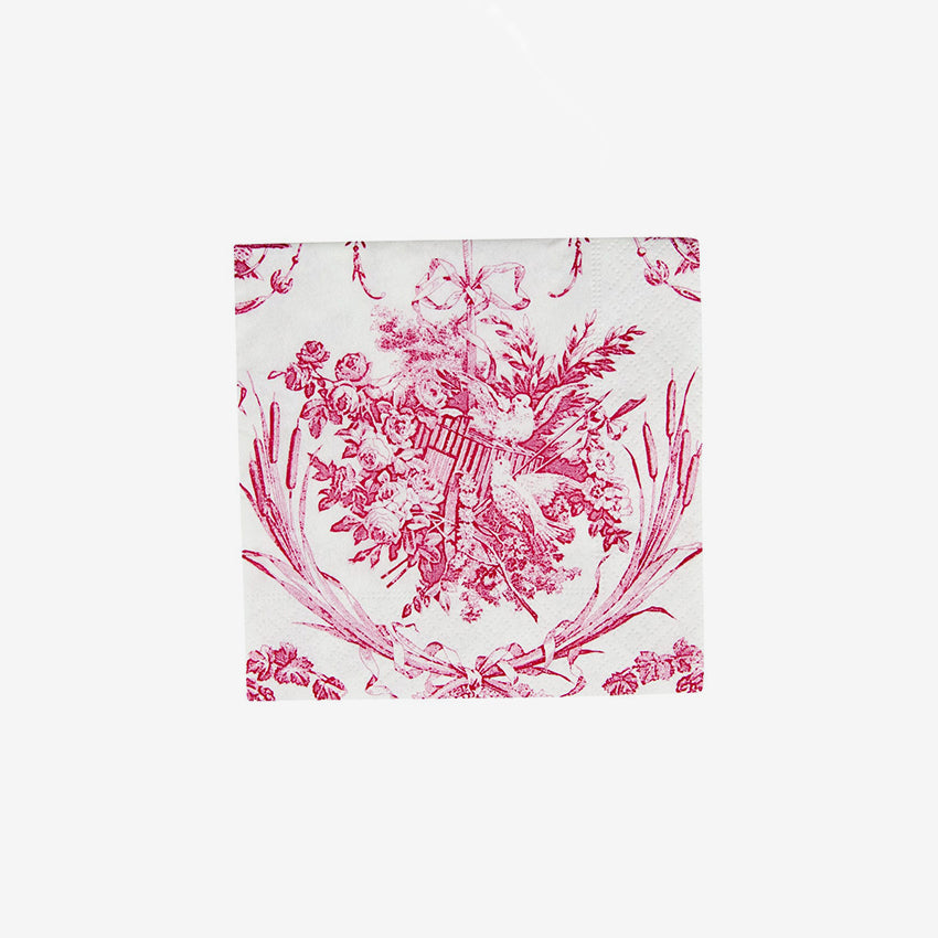 Caspari | Romantic Toile Napkin