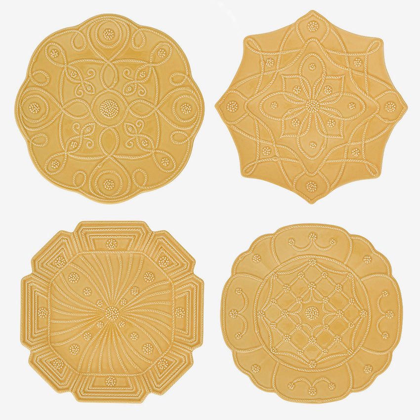 Juliska | Jardins Du Monde Plate Assorted - Set of 4