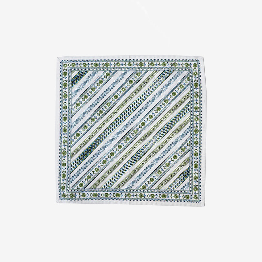 Juliska | Seville Stripe Napkin - Green