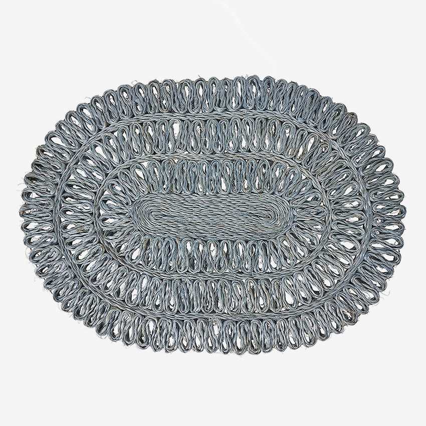 Juliska | Straw Loop Oval Placemat