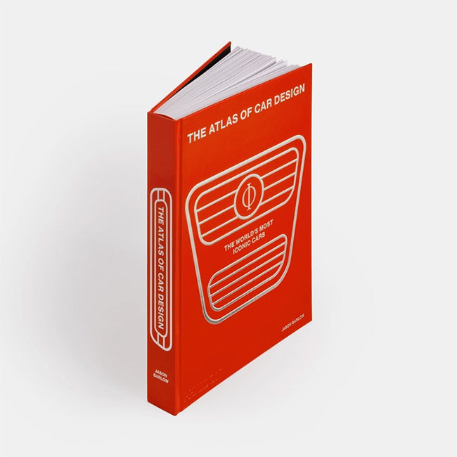 Phaidon | The Atlas of Car Design: The World's Most Iconic Cars (Rally Red Edition)