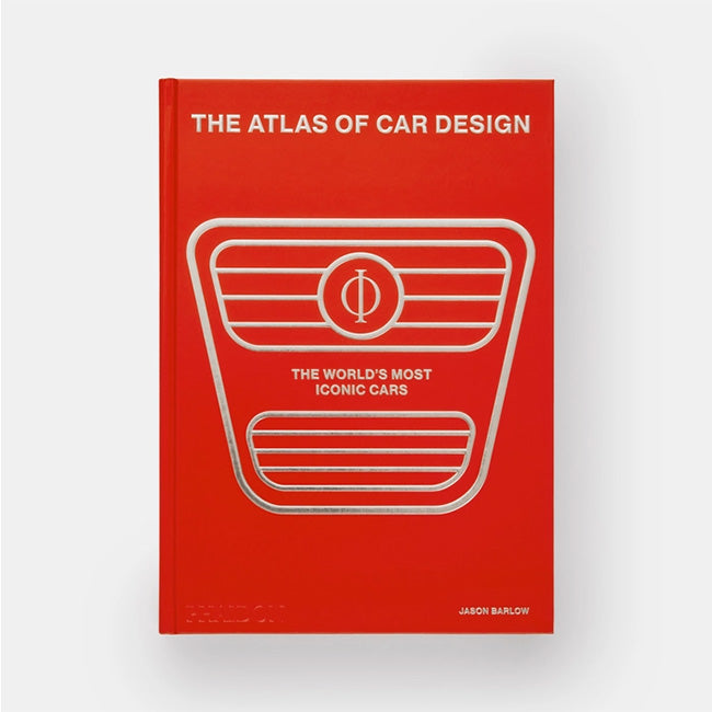 Phaidon | The Atlas of Car Design: The World's Most Iconic Cars (Rally Red Edition)