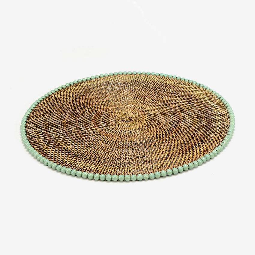 Calaisio | Round Placemat With Beads - Set of 4