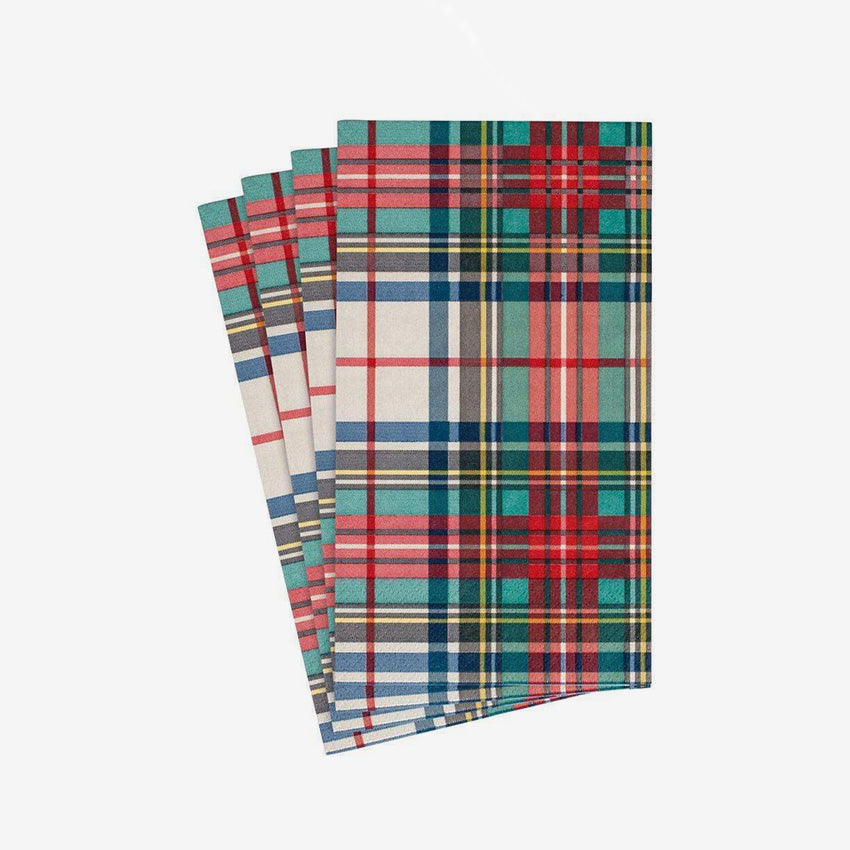 Caspari | Dress Stewart Tartan Napkin