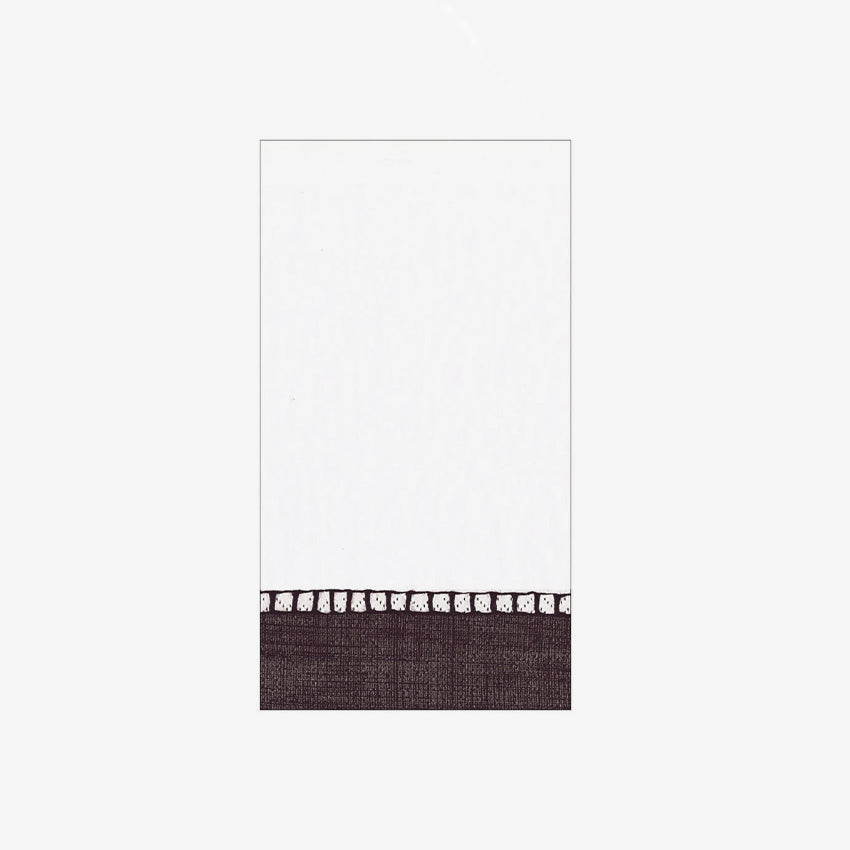 Caspari | Linen Border Paper Napkin