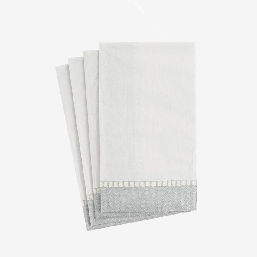 Caspari | Linen Border Paper Napkin