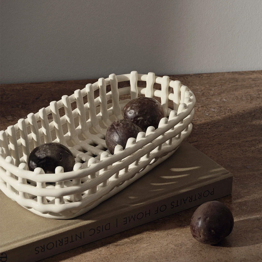 ferm LIVING | Ceramic Oval Basket