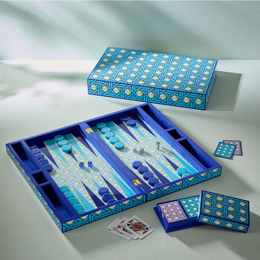 Jonathan Adler | Basketweave Backgammon Set