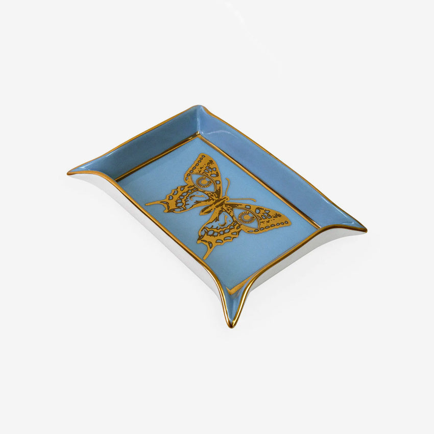 Jonathan Adler | Mariposa Valet Tray - Blue/Turquoise