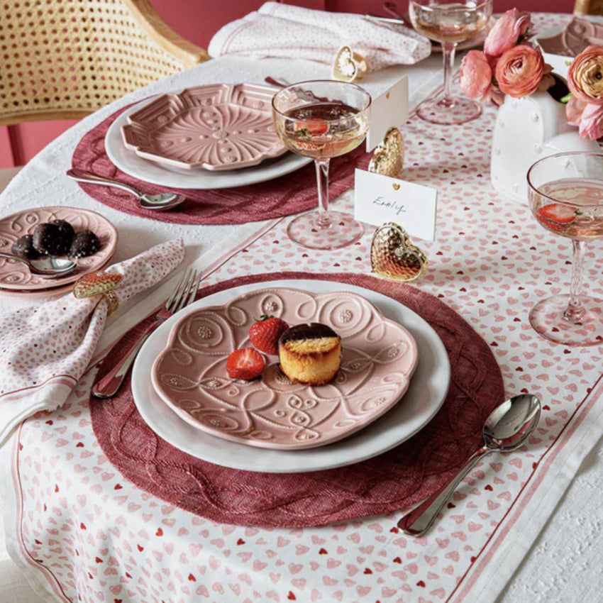 Juliska | Jardins Du Monde Plate Assorted - Set of 4 - Blush