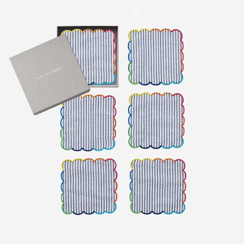 Kim Seybert | Fiesta Cocktail Napkin Multi - Set of 6