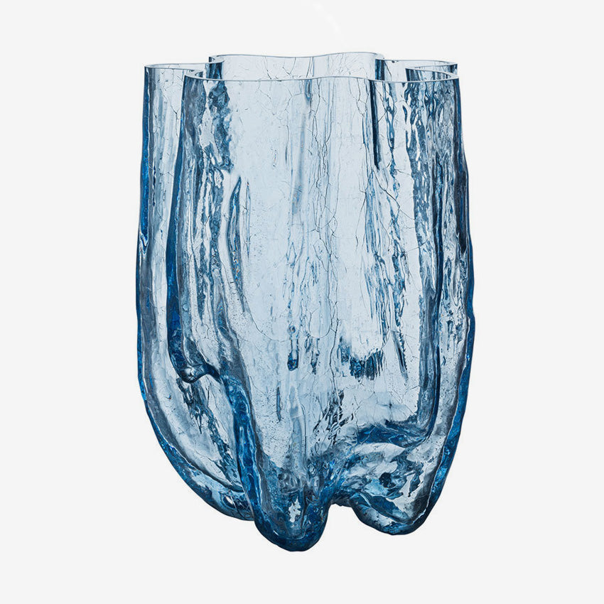 Kosta Boda | Crackle Circular Vase