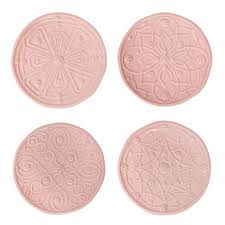 Juliska | Jardins Du Monde Plate Assorted - Set of 4 - Blush