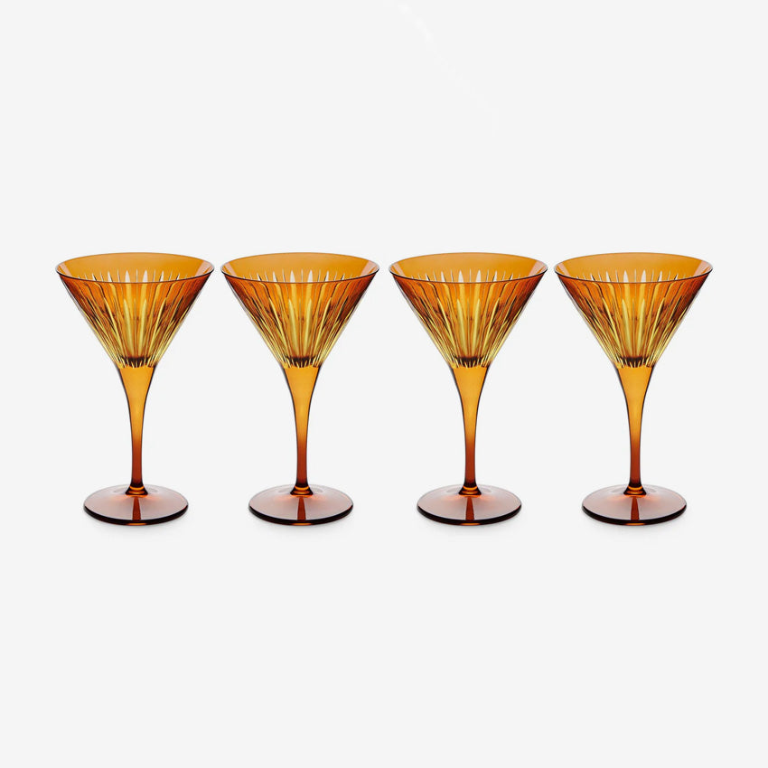 L'Objet | Prism Martini Glasses - Set of 4