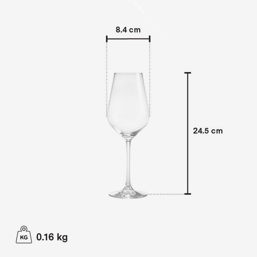 Le Creuset | Verres à Vin Blanc - Ensemble de 4