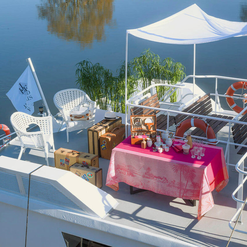 Le Jacquard Français | Croisière Sur Le Nil Tablecloth