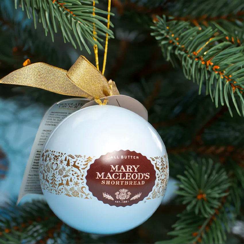 Mary Macleod's | Blue Holiday Ornament Tin