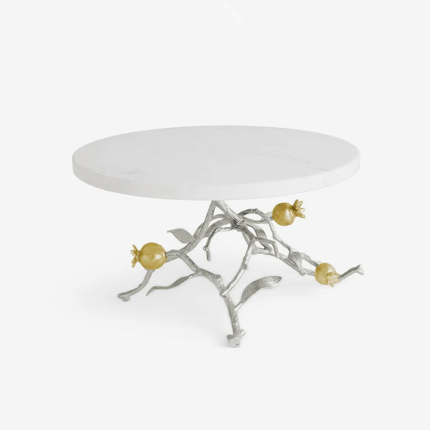 Michael Aram | Pomegranate Cake Stand - Silver & Gold