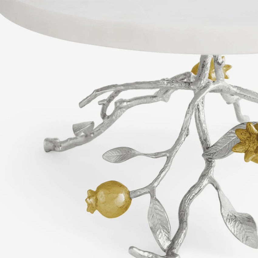 Michael Aram | Pomegranate Cake Stand - Silver & Gold