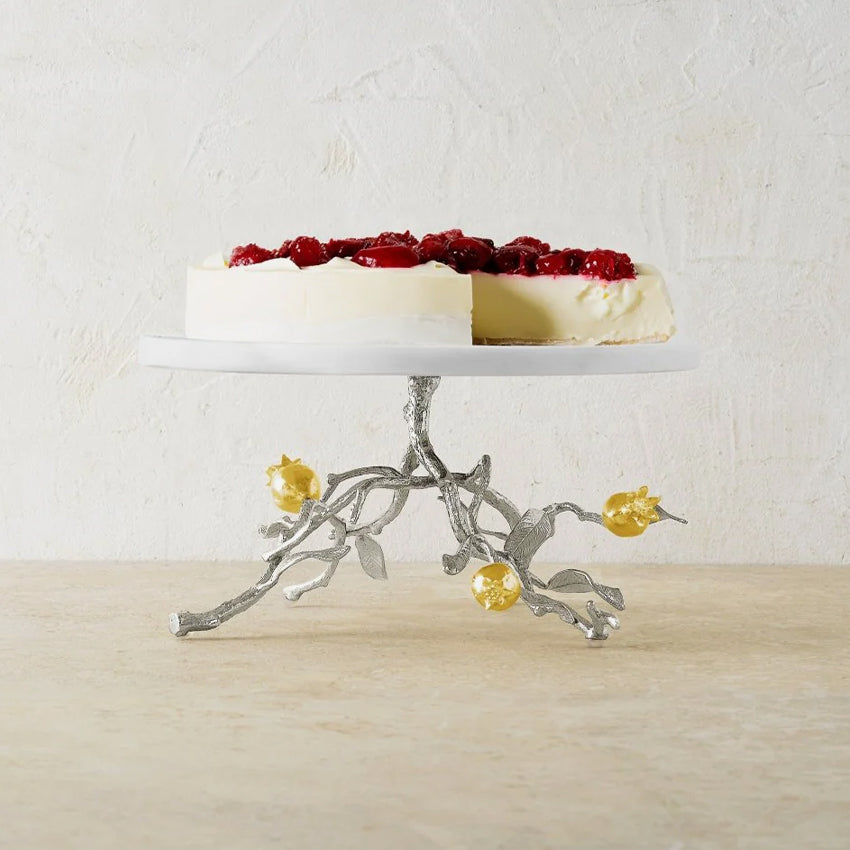 Michael Aram | Pomegranate Cake Stand - Silver & Gold