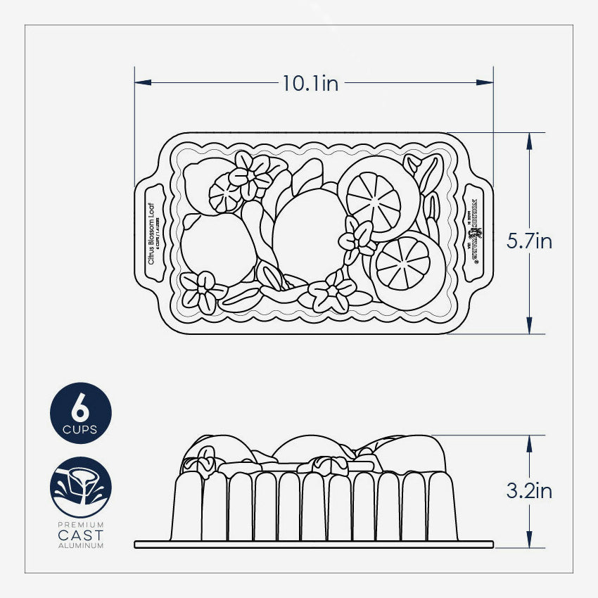 Nordicware | Citrus Blossom Loaf Pan