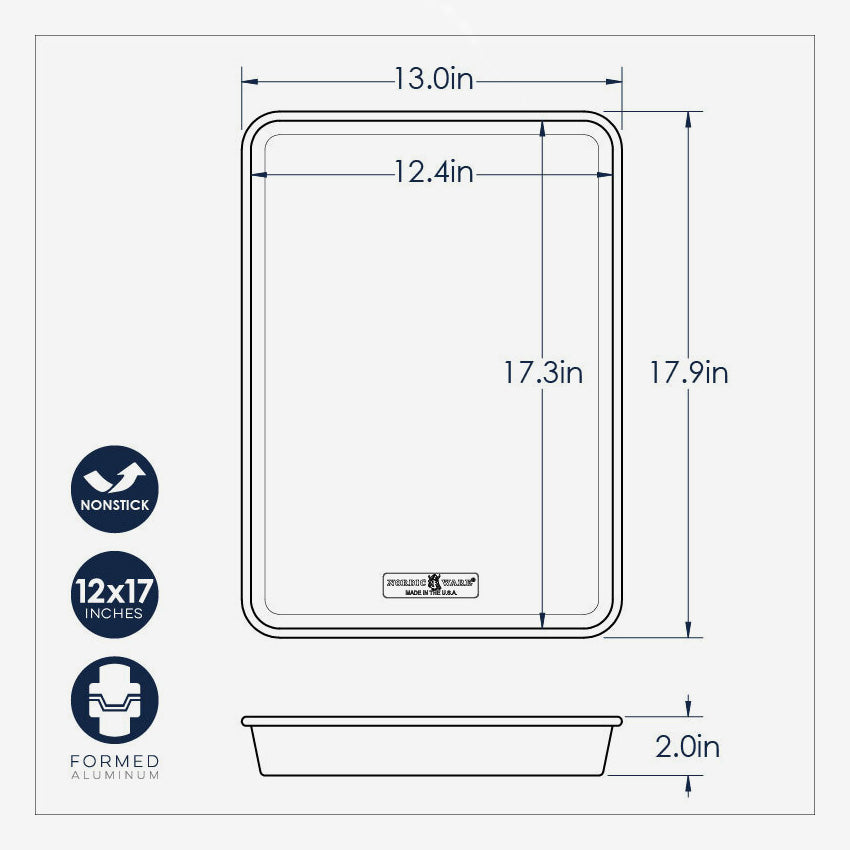 Nordicware | Naturals Nonstick High Sided Sheetcake Pan