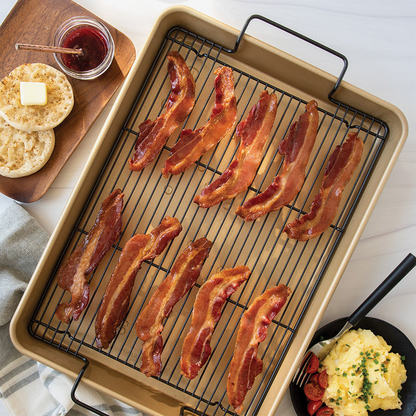 Nordicware | Nonstick High-Sided Oven Crisp Baking Tray