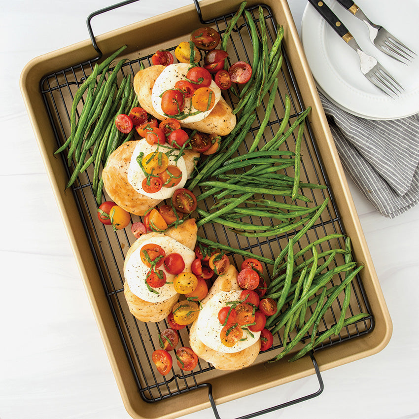 Nordicware | Nonstick High-Sided Oven Crisp Baking Tray