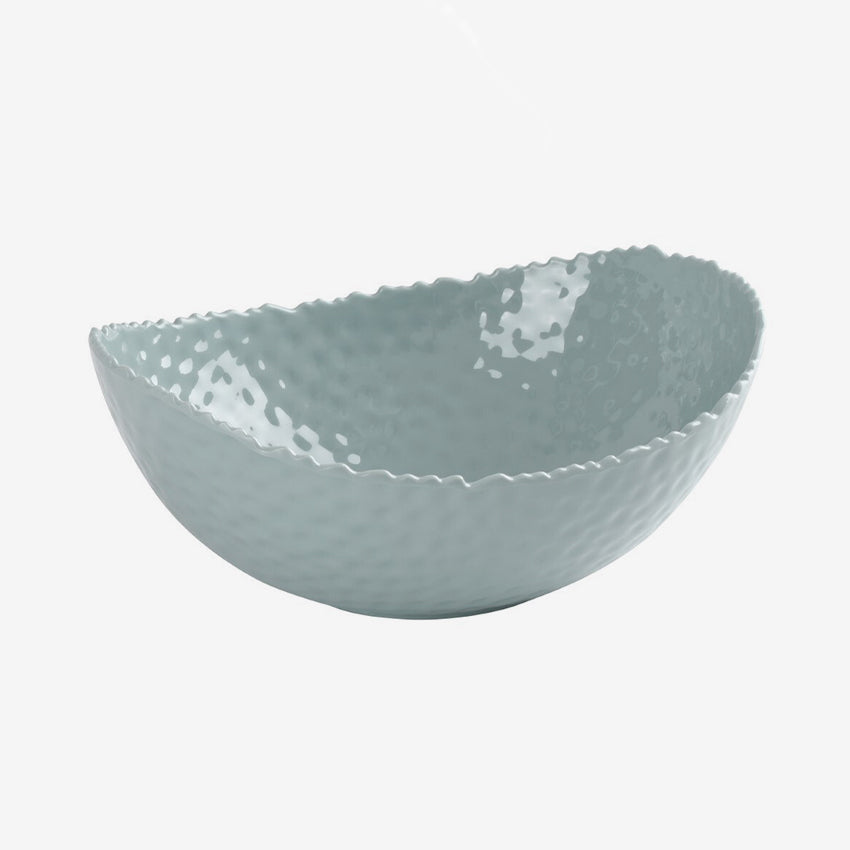 Pampa Bay | Hammered Melamine Oval Bowl