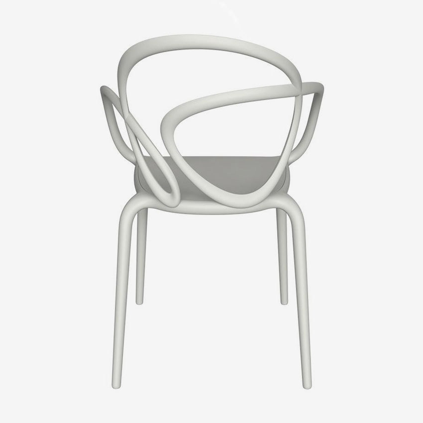 Queeboo | Loop Chair Without Cushion - Set of 2 pieces White