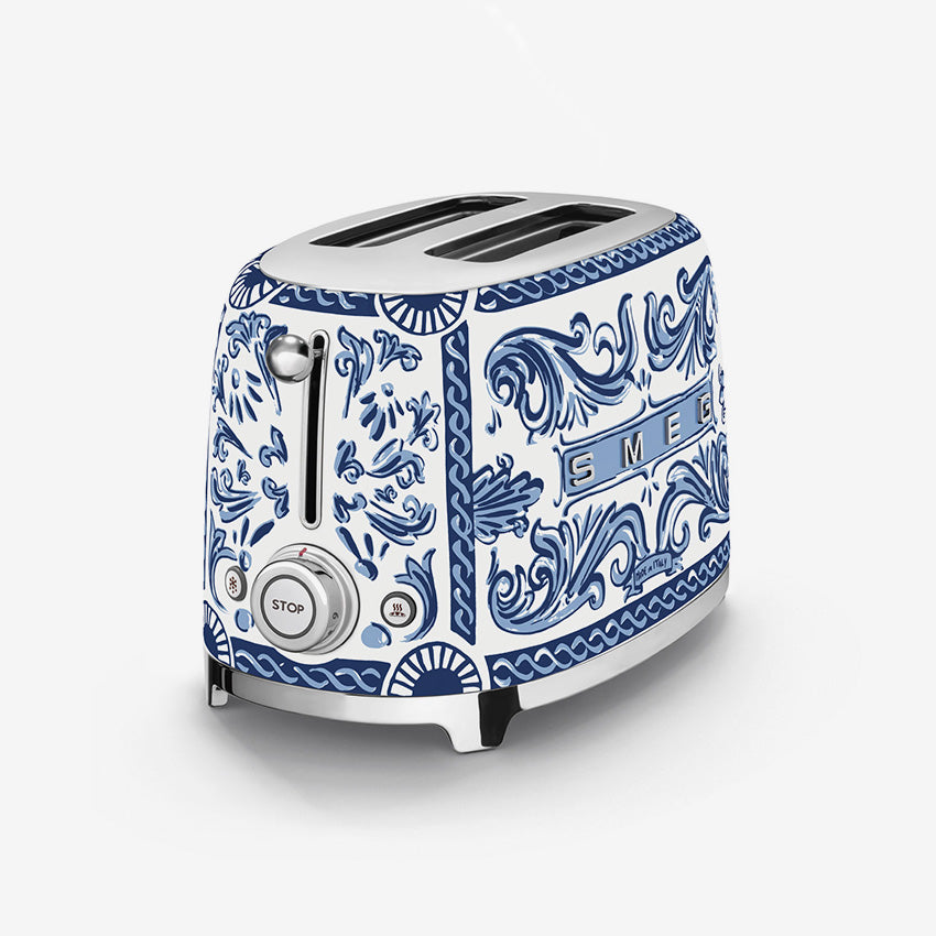 Smeg | Dolce & Gabbana Mediterraneo Style des années 50 Grille-pain à 2 tranches