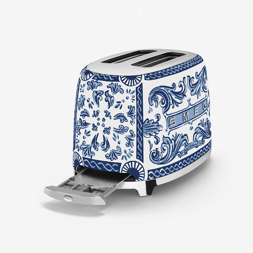 Smeg | Dolce & Gabbana Mediterraneo Style des années 50 Grille-pain à 2 tranches