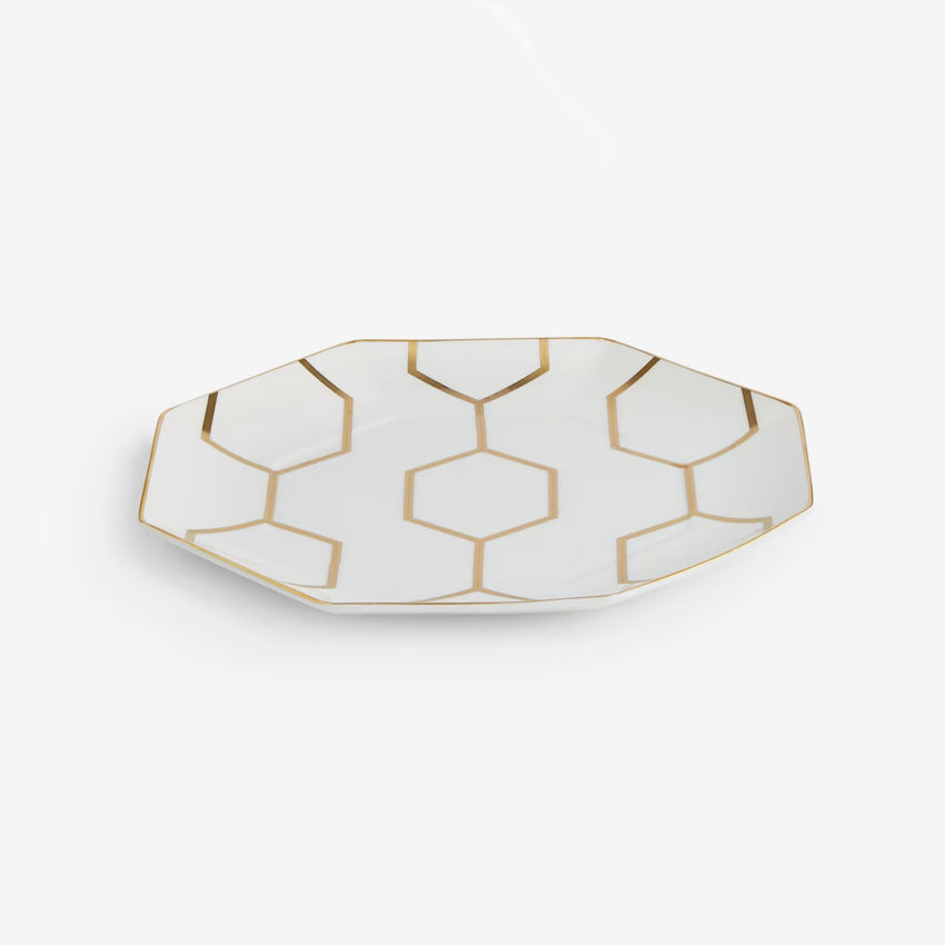 Wedgwood | Gio Octagonal Gold Accent Plate