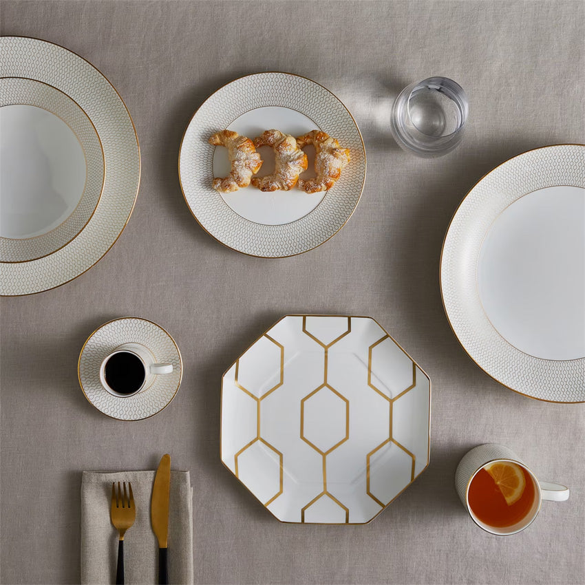 Wedgwood | Gio Octagonal Gold Accent Plate