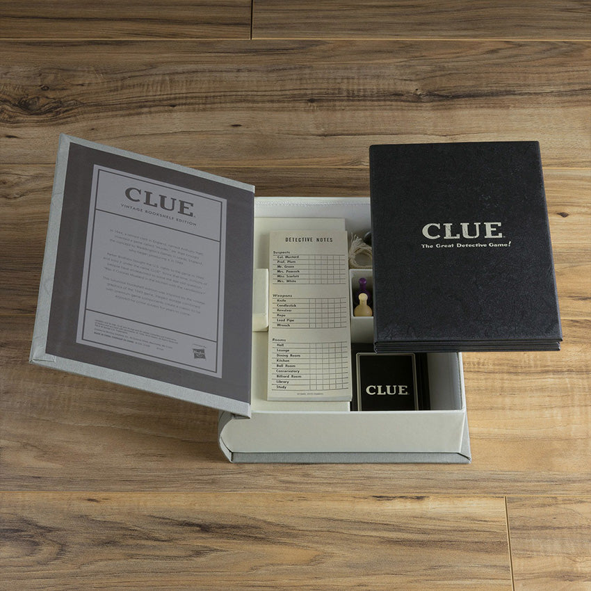 WS Game Company | Clue Vintage Bookshelf Edition