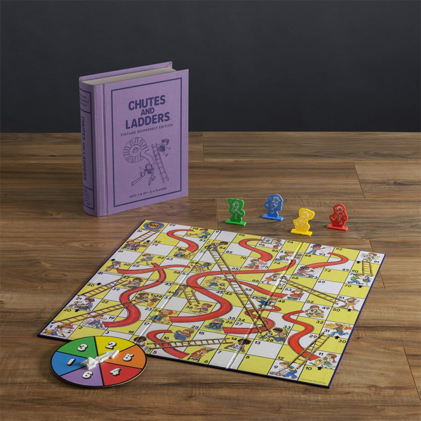 WS Game Company | Chutes and Ladders Vintage Bookshelf Edition