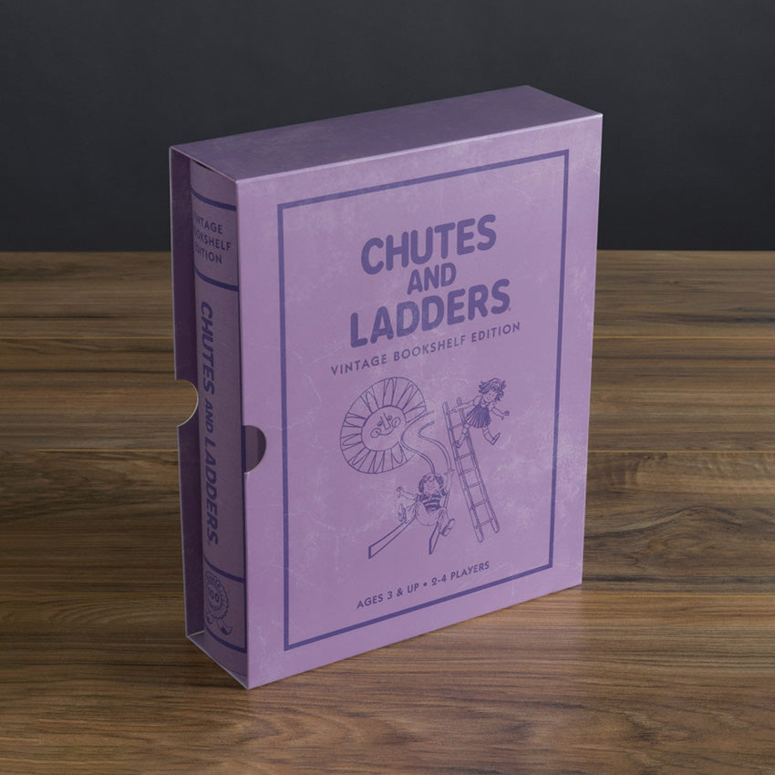 WS Game Company | Chutes and Ladders Vintage Bookshelf Edition