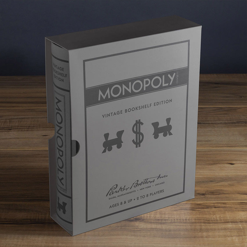 WS Game Company |  Édition Vintage Bookshelf Monopoly