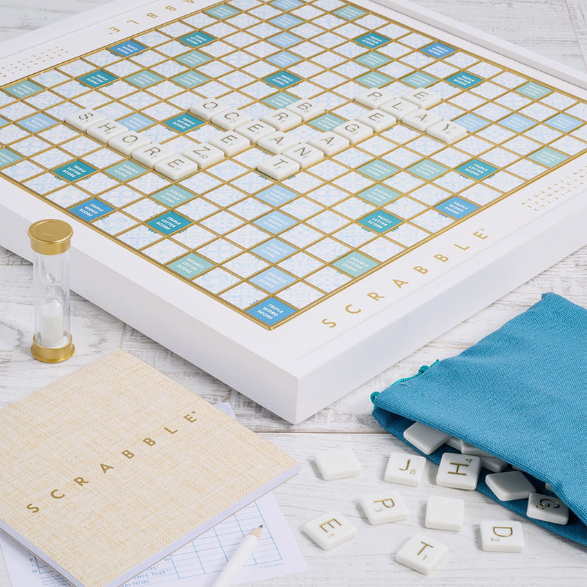 WS Game Company | Scrabble Bianco Edition