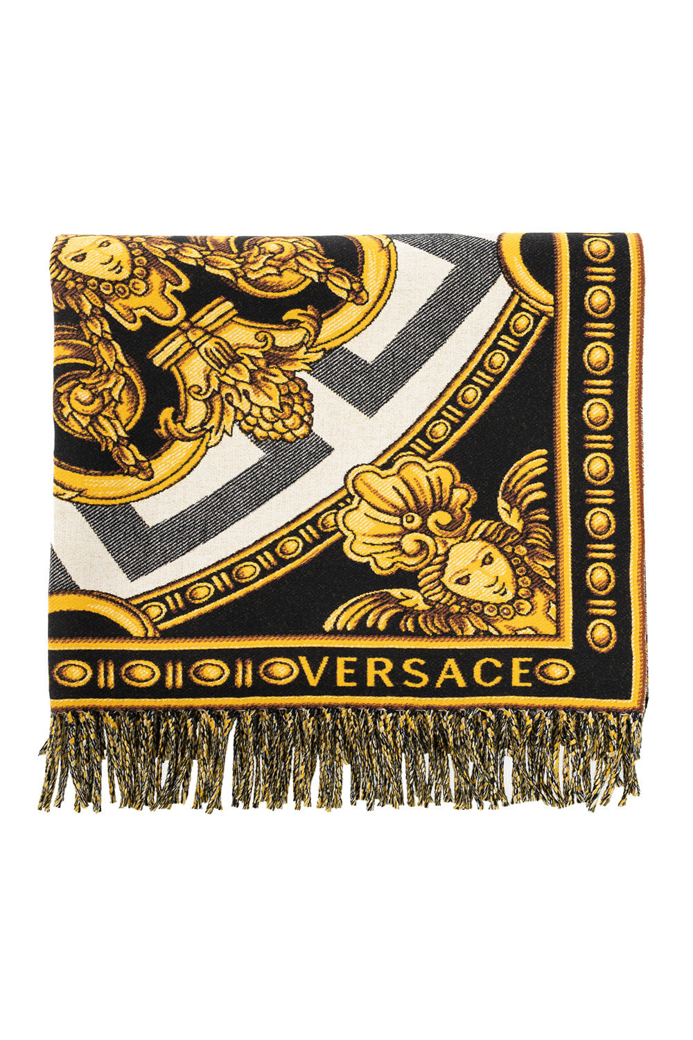 Versace Home | La Coupe Des Dieux Throw | Wool | 140x140 cm – Maison Lipari