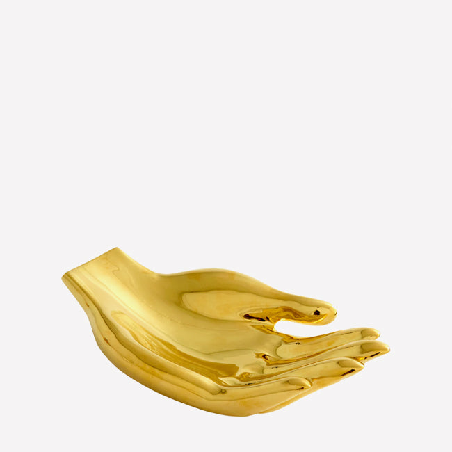 Maison Lipari Brass Hand Bowl - Gold  JONATHAN ADLER.