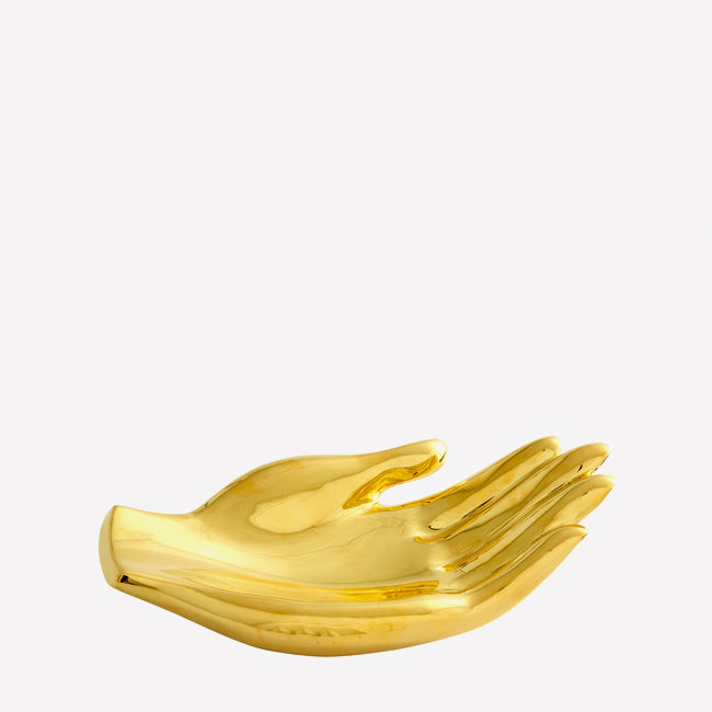 Maison Lipari Brass Hand Bowl - Gold  JONATHAN ADLER.