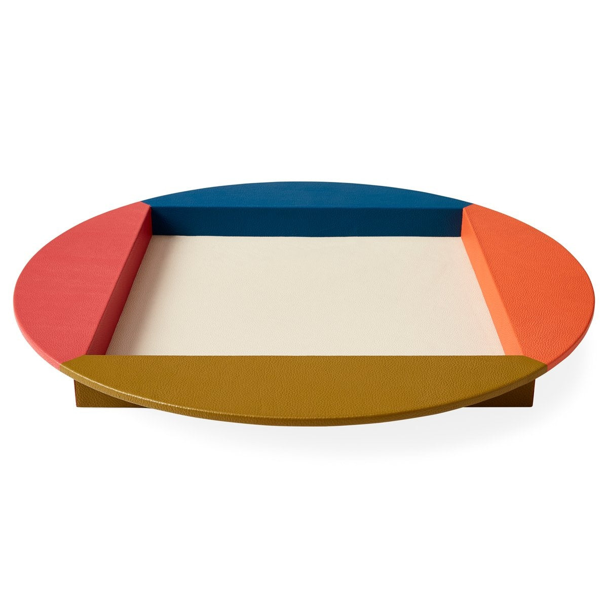 Maison Lipari Leather Perimeter Tray - Multicolor  JONATHAN ADLER.